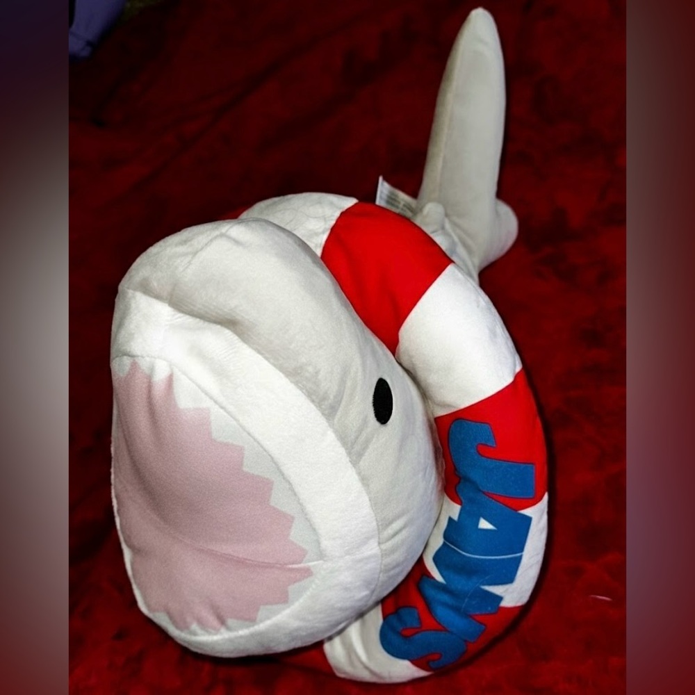 RARE JAWS Life Preserver Big Plush Universal Studios Japan Great White Shark